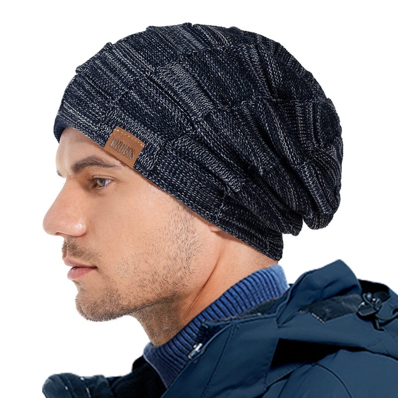REDESS Beanie Hat for Men and Women Winter Warm Hats Knit Slouchy Thick Skull Cap - Image 5